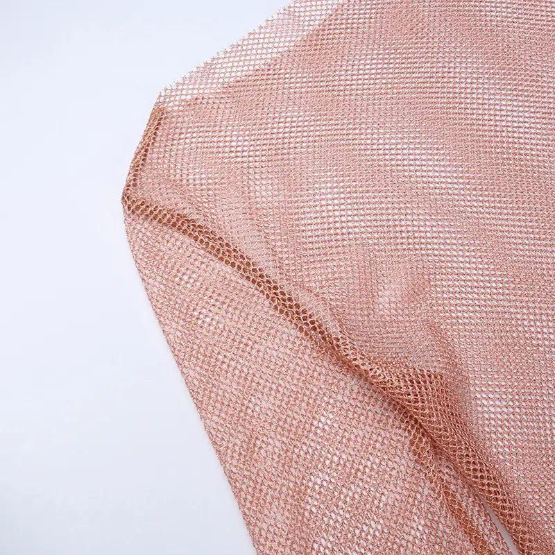 Sexy Women's Dress with Glitter Mesh Fur Embroidery — feature 17