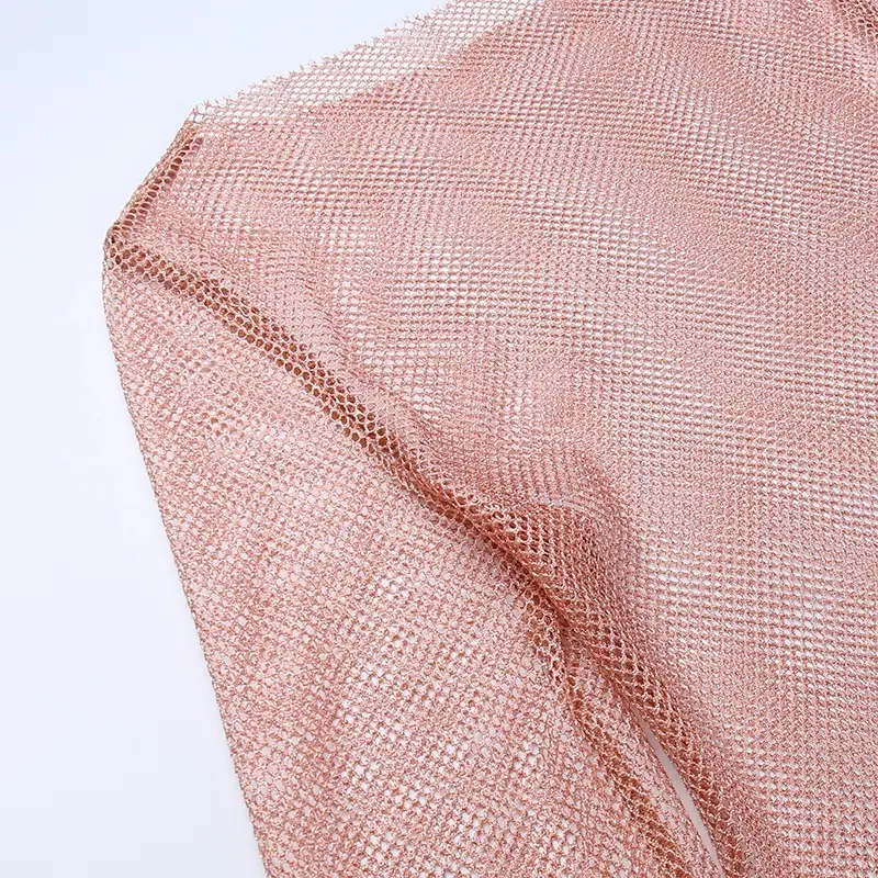 Sexy Women's Dress with Glitter Mesh Fur Embroidery — feature 18