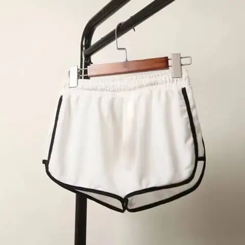 Women's 3D Cut Modern Shorts Black White - Image 6