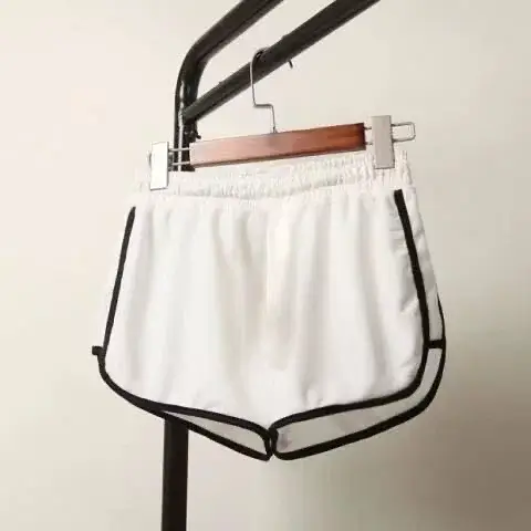 Women's 3D Cut Modern Shorts Black White — feature 4