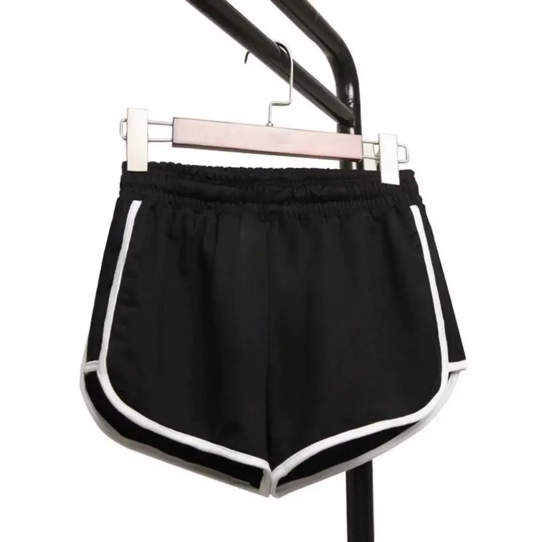 Women's 3D Cut Modern Shorts Black White — feature 5