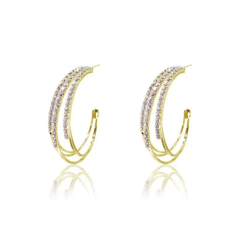 S925 Silver Full Diamond Earrings for Women - Image 12