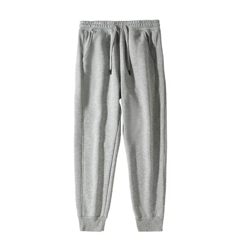 Men's Black Fleece Sweatpants Warm Thickened Casual Pants - Image 7