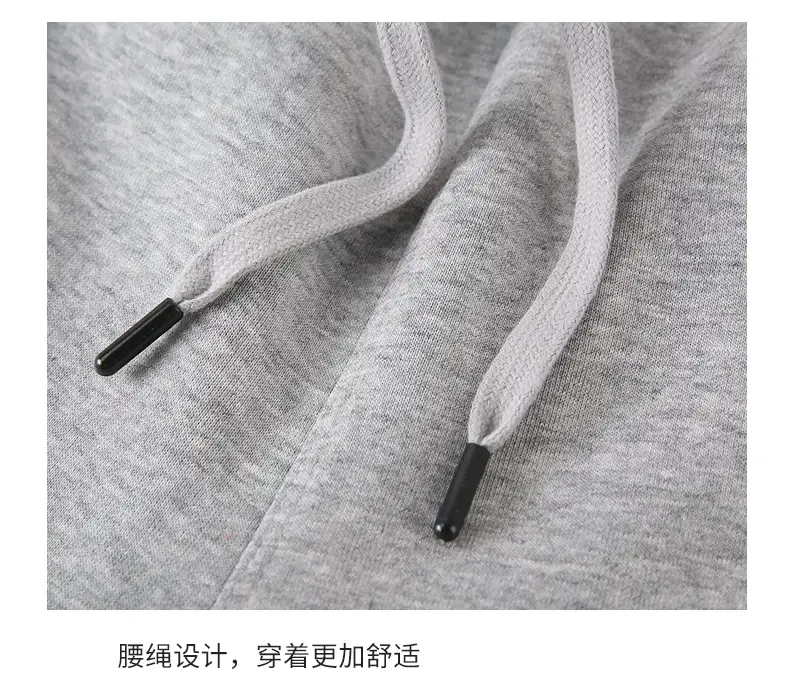 Men's Black Fleece Sweatpants Warm Thickened Casual Pants — feature 13
