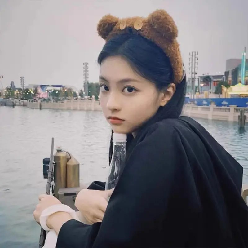 Cute Bear Headband with Face Wash & Hair Clip - Image 3