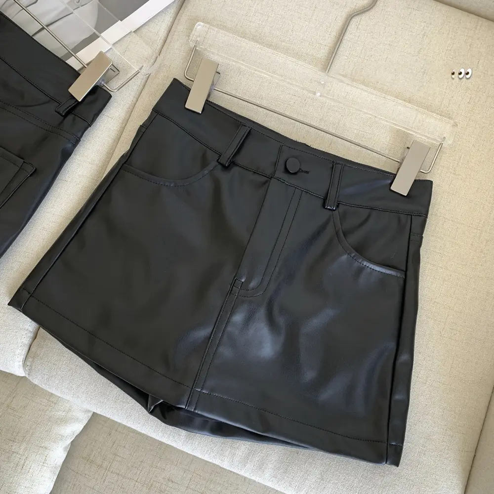 Plus Size Gold Metallic A-Line Skirt High Waist - Image 5