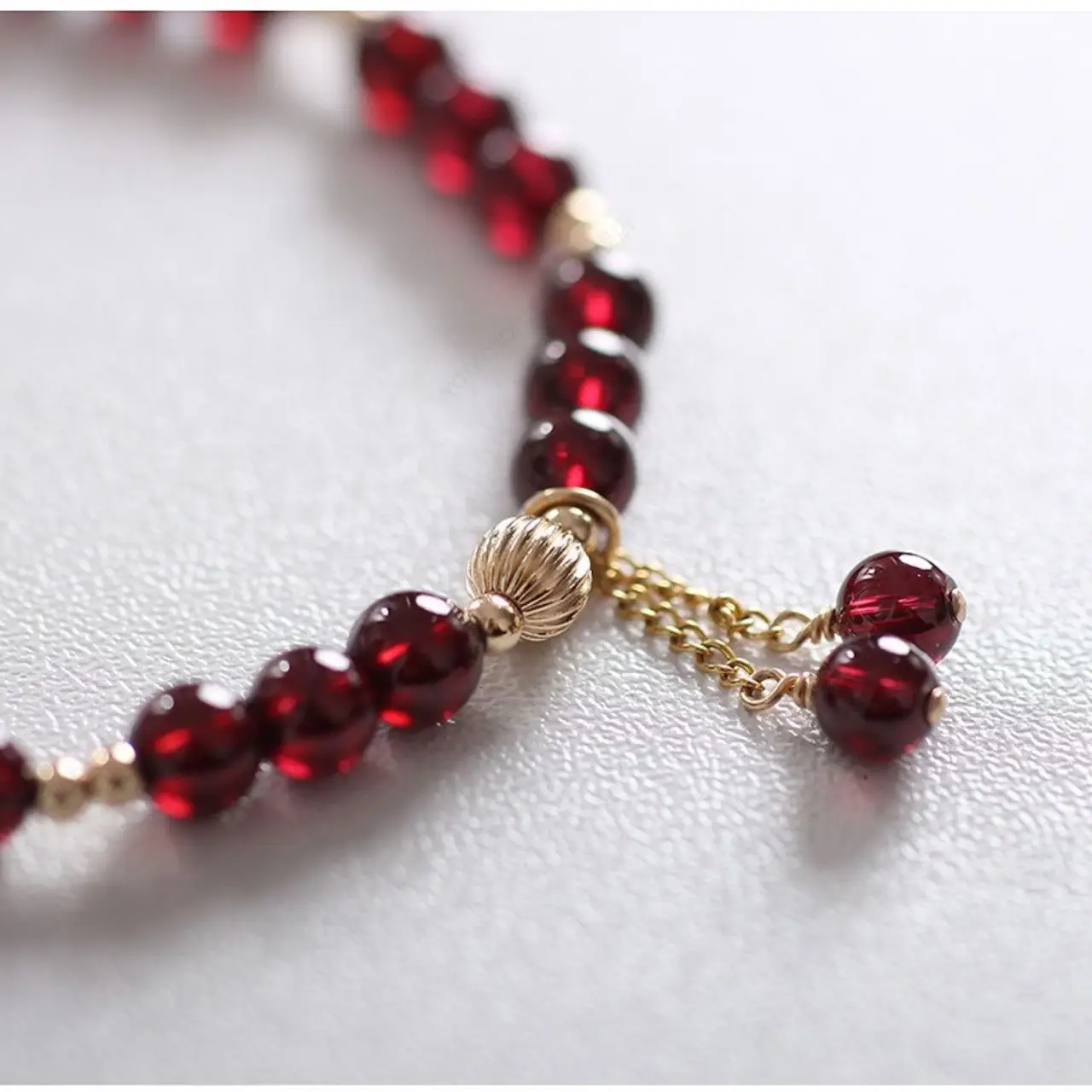 Natural Crystal Red Garnet Bracelet for Women — feature 7