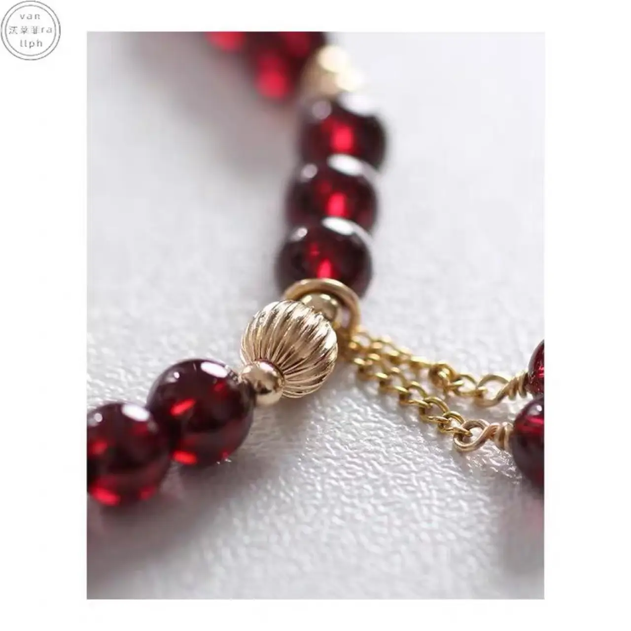 Natural Crystal Red Garnet Bracelet for Women — feature 9