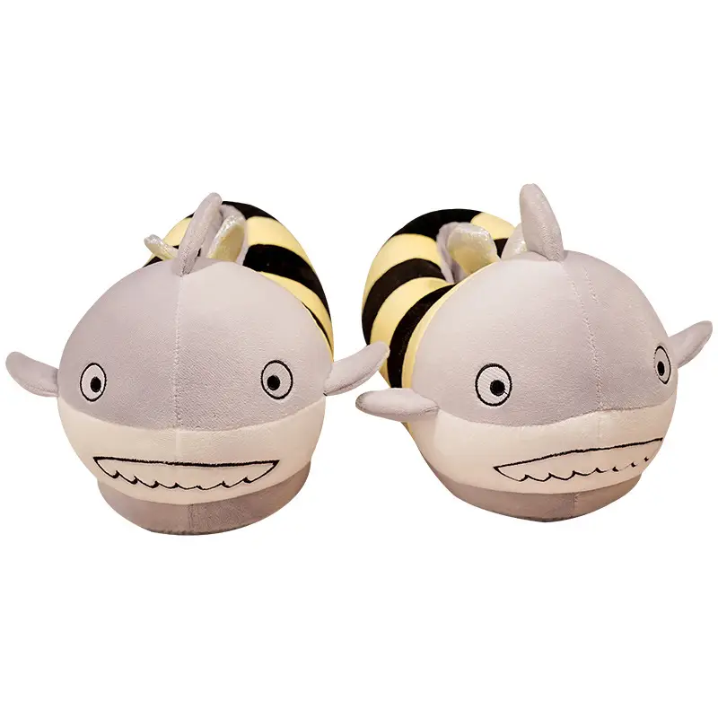 Creative Strawberry Bear Cotton Shoes Fun Turtle Honey Kuso Home Cotton Slippers Indoor Warm Thickened Slippers Couple Winter - Image 14