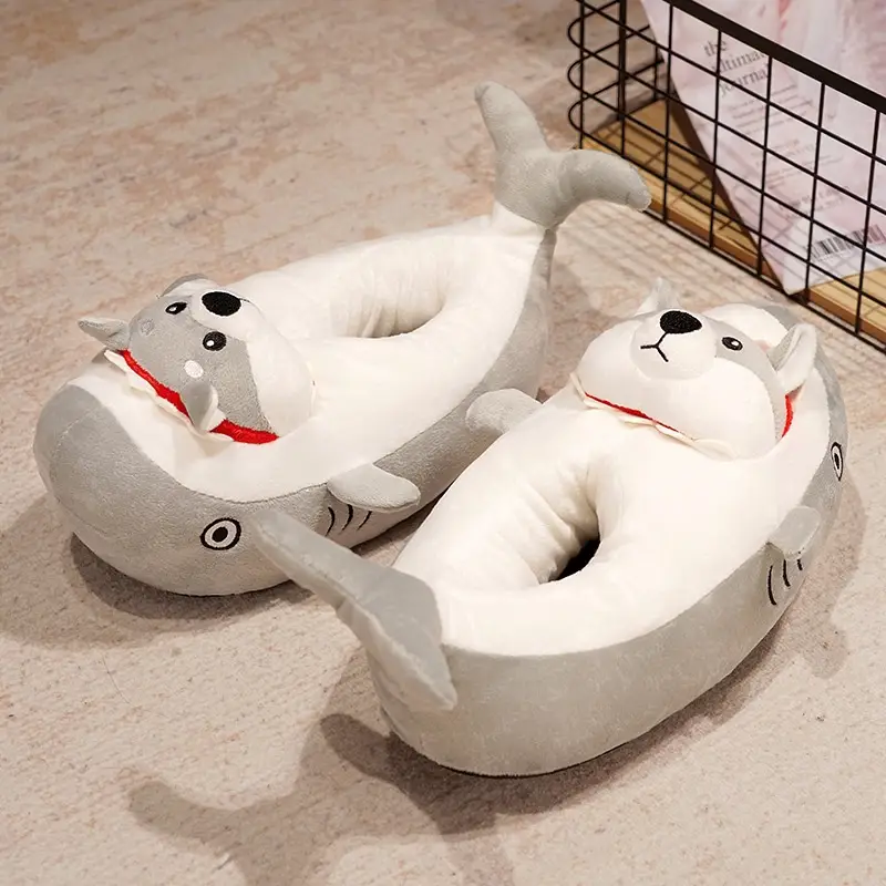 Creative Strawberry Bear Cotton Shoes Fun Turtle Honey Kuso Home Cotton Slippers Indoor Warm Thickened Slippers Couple Winter - Image 6