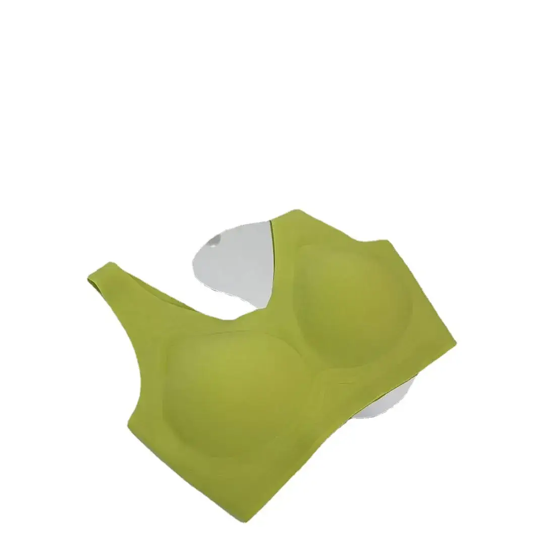 New French Seamless Push-Up Bra Green - Image 11