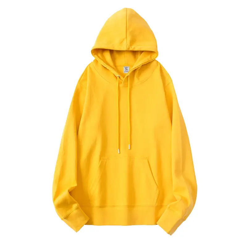 Men Mocha Hooded Sweatshirt 300g Heavy Cotton