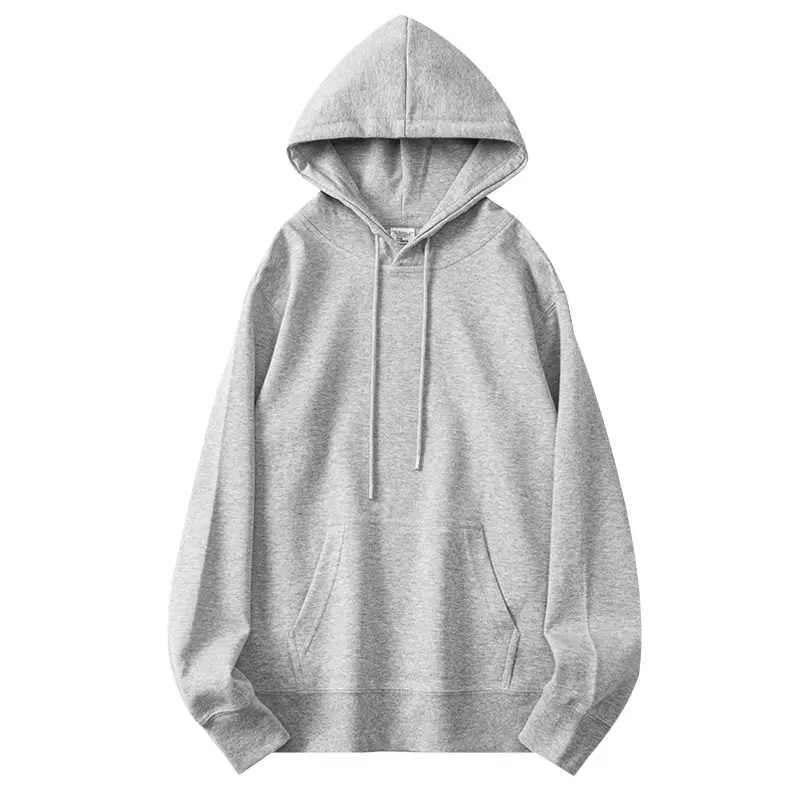 Men Mocha Hooded Sweatshirt 300g Heavy Cotton