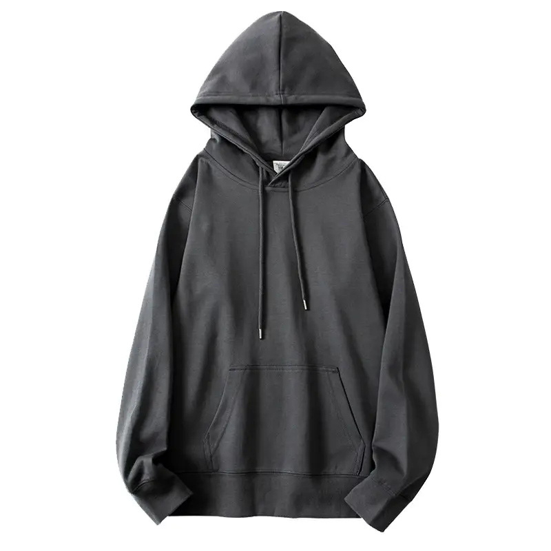 Men Mocha Hooded Sweatshirt 300g Heavy Cotton
