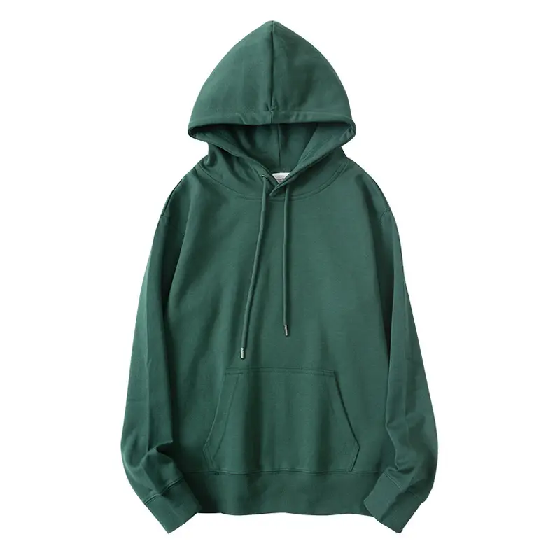 Men Mocha Hooded Sweatshirt 300g Heavy Cotton