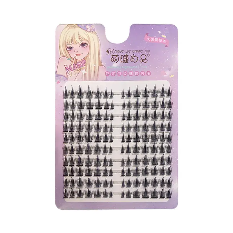 White Moonlight False Eyelashes Large Capacity Set