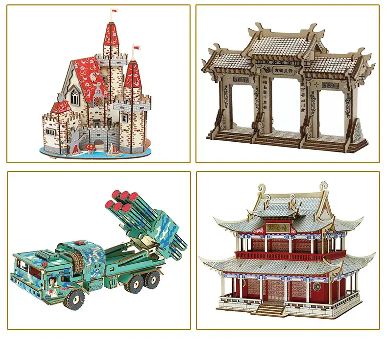 Wooden 3D Educational Toy Cottage for Kids — feature 5
