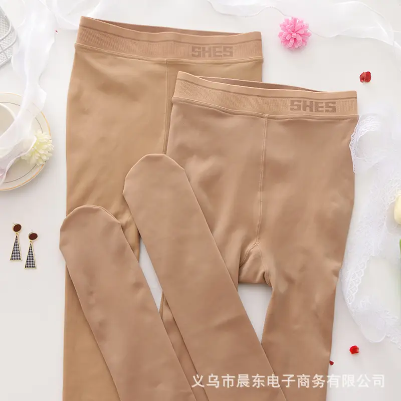 Women's Flesh Color Water Light Leggings Pantyhose