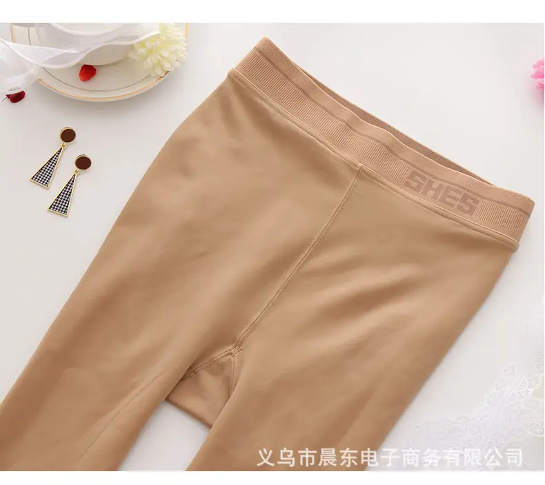 Women's Flesh Color Water Light Leggings Pantyhose — feature 14