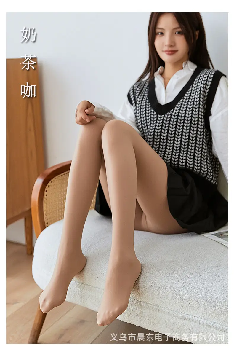 Women's Flesh Color Water Light Leggings Pantyhose — feature 9