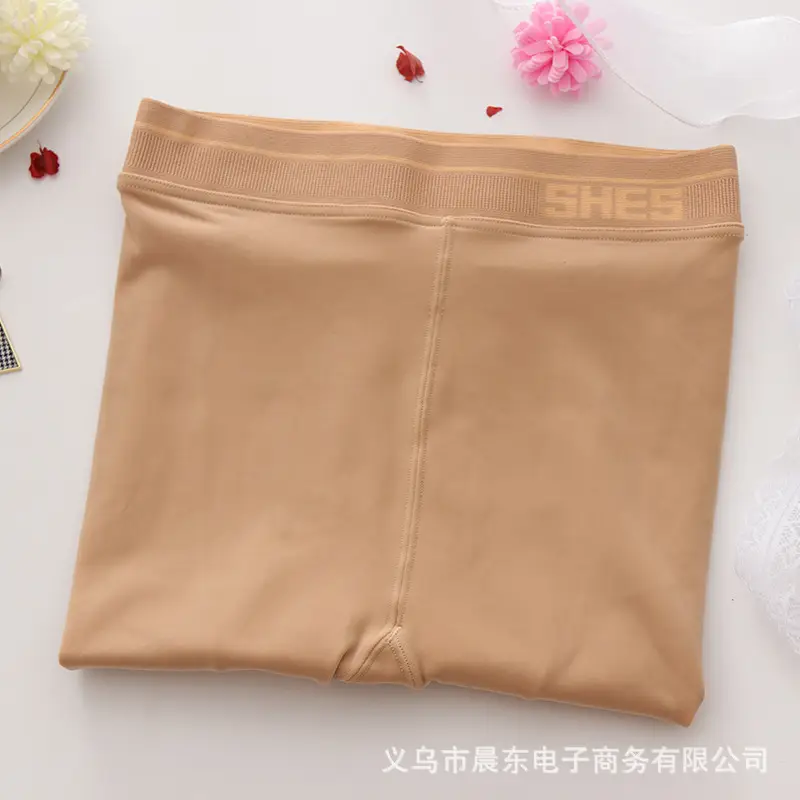 Women's Flesh Color Water Light Leggings Pantyhose