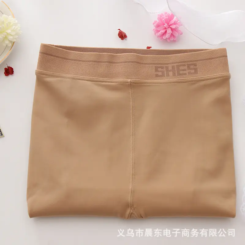 Women's Flesh Color Water Light Leggings Pantyhose