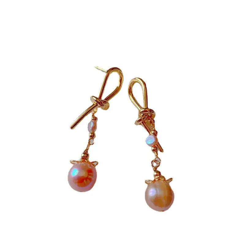 Natural Pearl Earrings for Women Gold Plated - Image 18