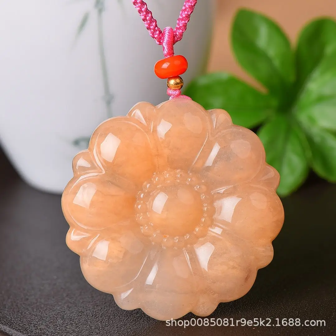 Xinjiang Golden Silk Jade Pendant for Men Women - Image 9