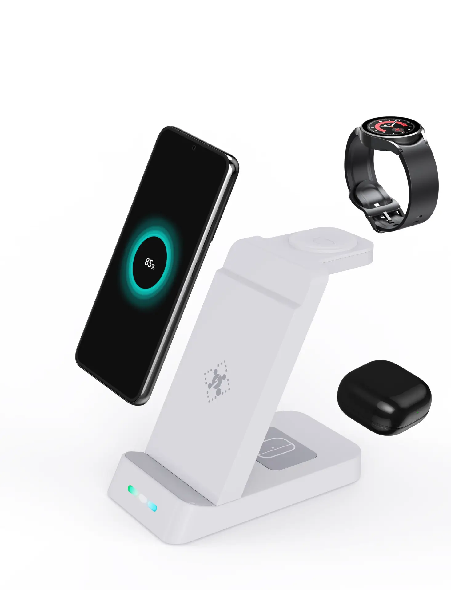 Three-In-One Phone Earphone with Fast Wireless Charging - Image 4