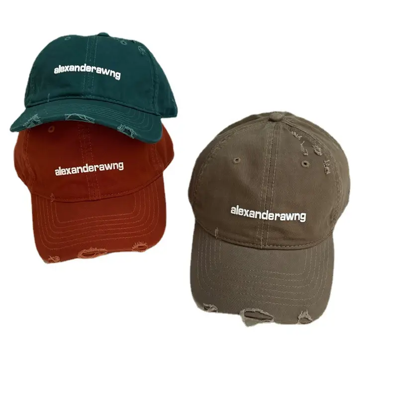 New Hole Letter Embroidered Baseball Caps for Women & Men - Image 17