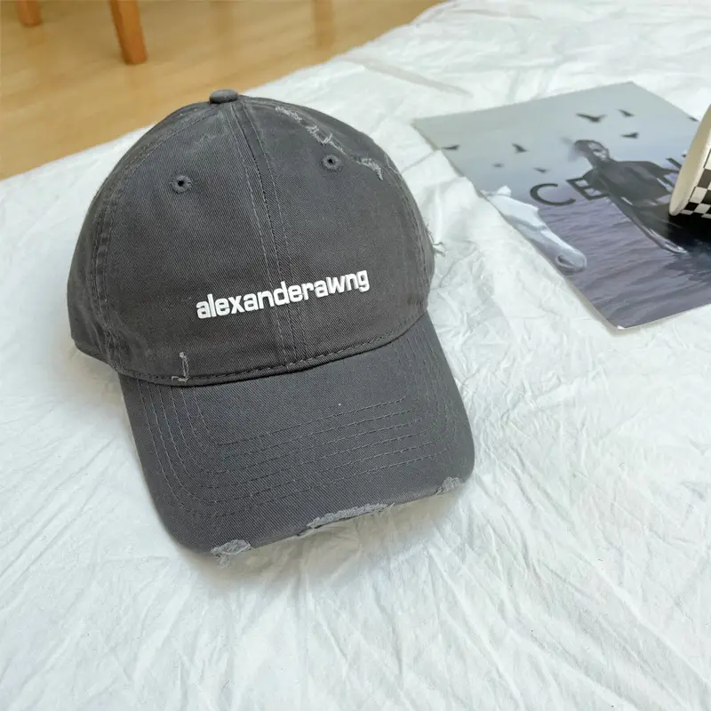 New Hole Letter Embroidered Baseball Caps for Women & Men - Image 5