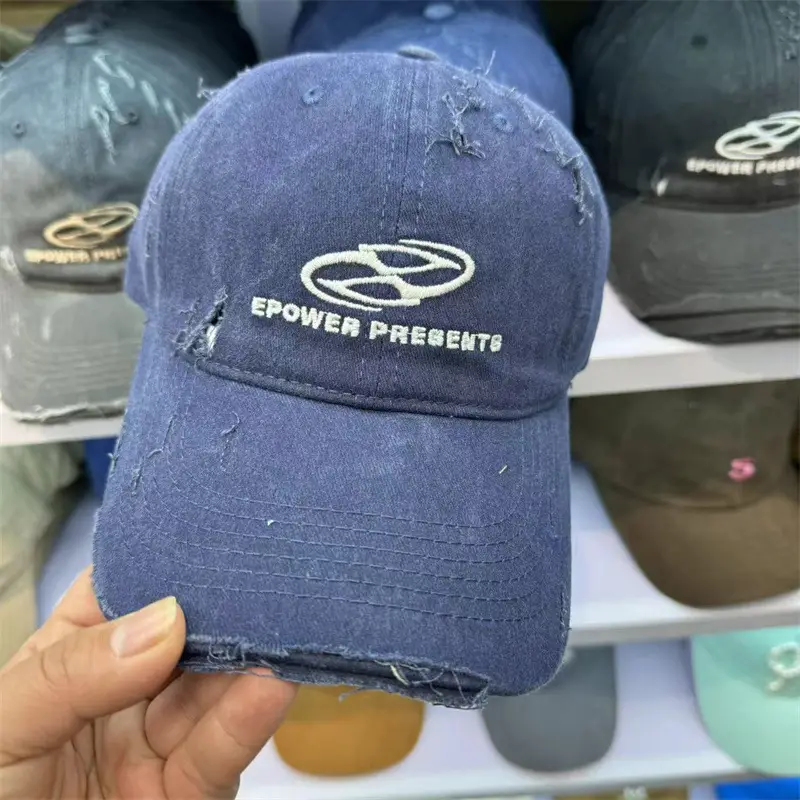 New Hole Letter Embroidered Baseball Caps for Women & Men - Image 9