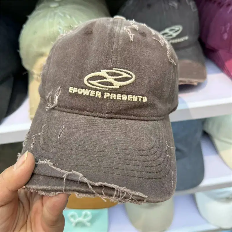 New Hole Letter Embroidered Baseball Caps for Women & Men - Image 11
