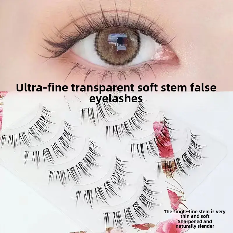 False Eyelashes for Daily Makeup 5 Pairs - Image 21