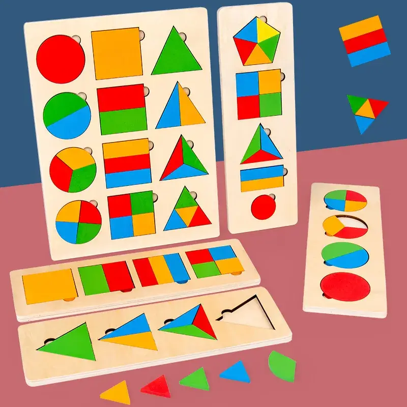 Cross-Border Montessori Shape Matching Toy for Kids - Image 13