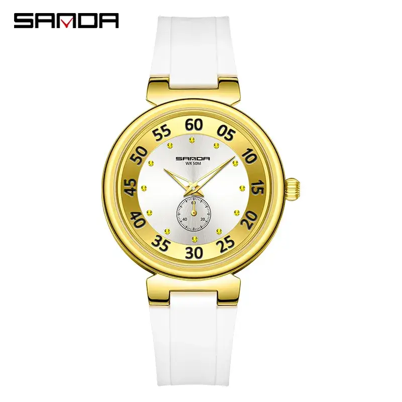 Sanda Black Midnight Light Waterproof Men's Watch - Image 2