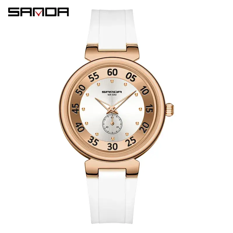 Sanda Black Midnight Light Waterproof Men's Watch - Image 3
