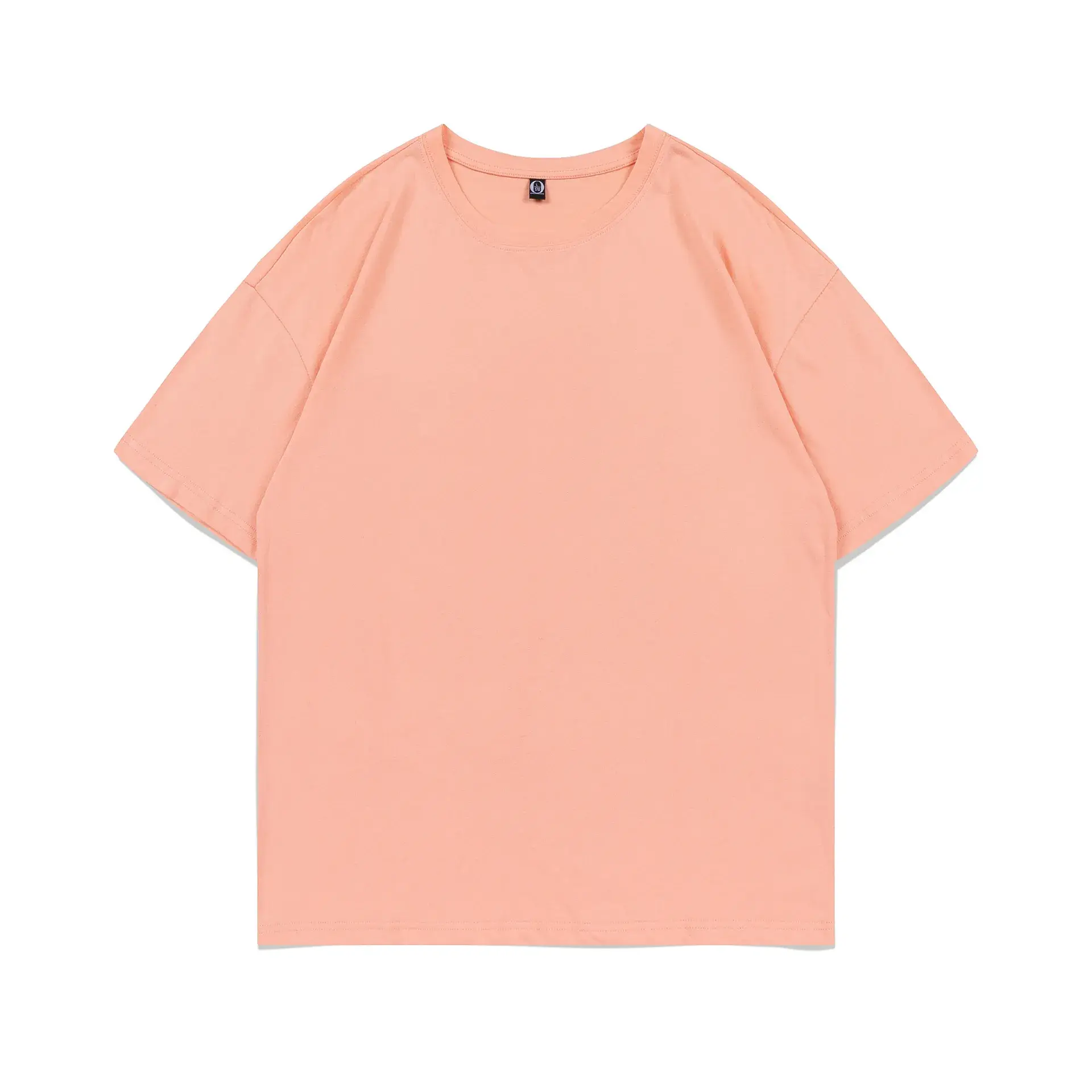 200g Cotton Round Neck Short Sleeve T-Shirt with Logo Print - Image 13
