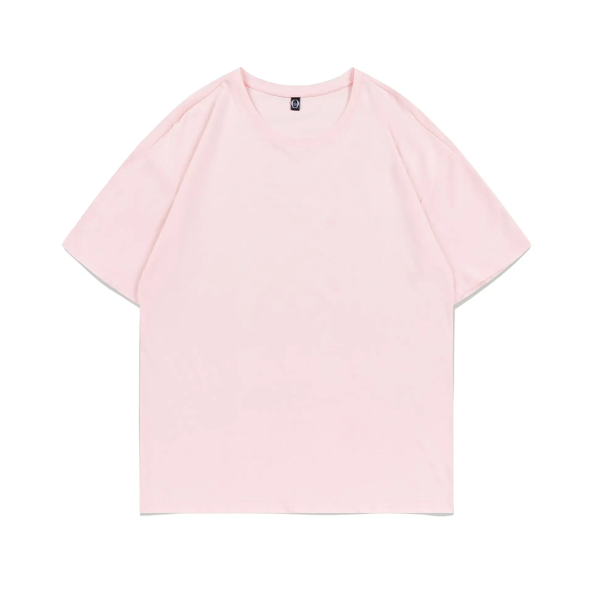 200g Cotton Round Neck Short Sleeve T-Shirt with Logo Print - Image 16
