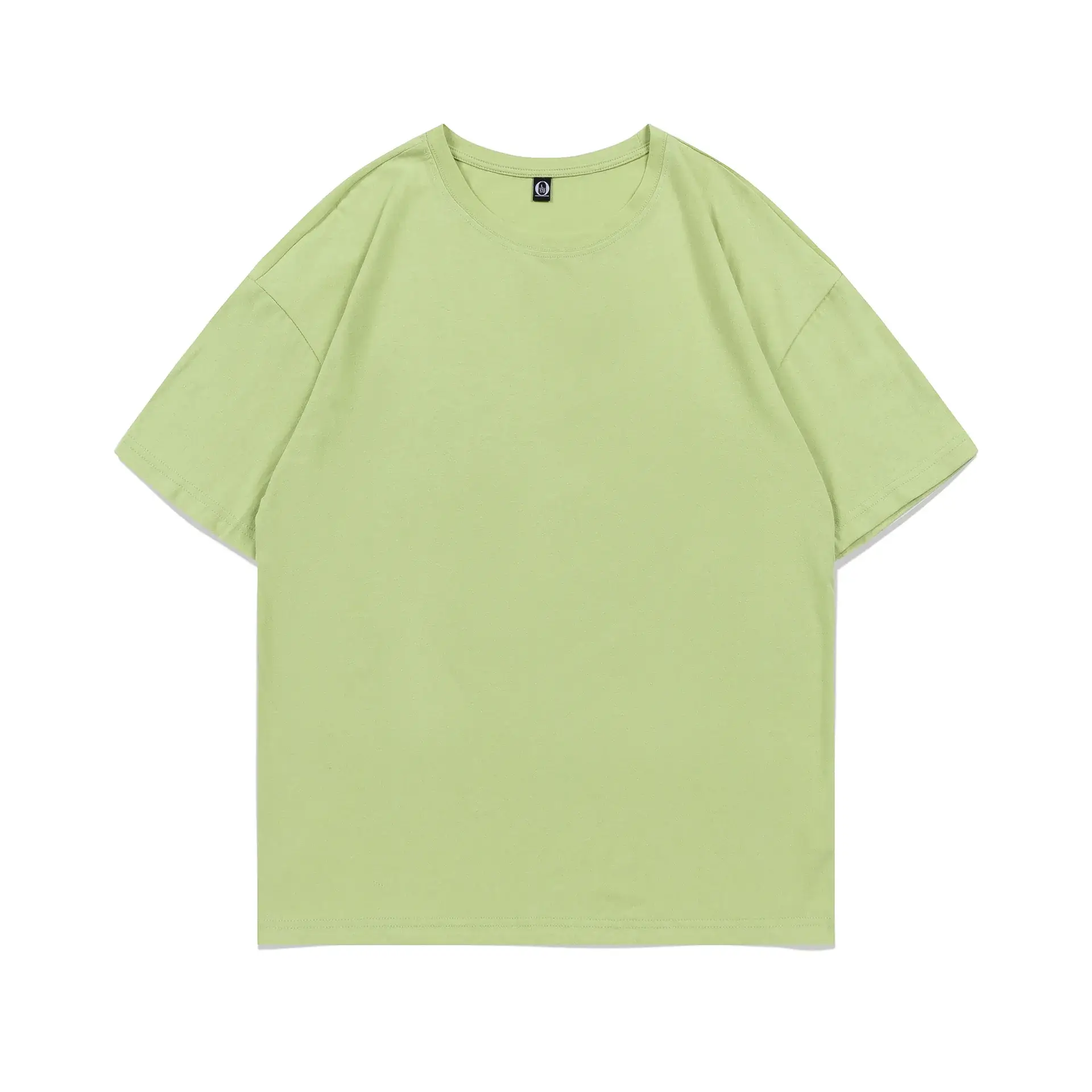 200g Cotton Round Neck Short Sleeve T-Shirt with Logo Print - Image 19
