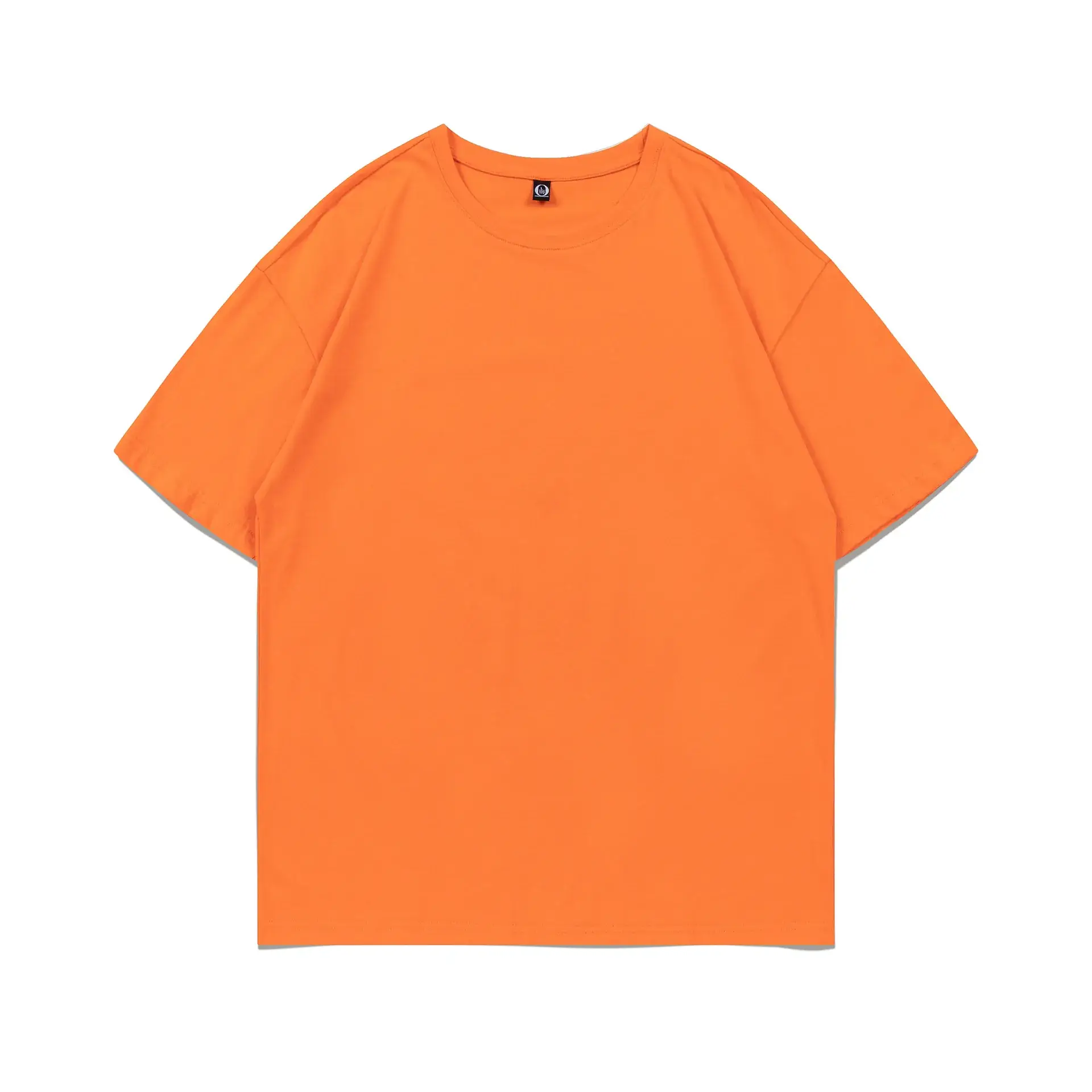 200g Cotton Round Neck Short Sleeve T-Shirt with Logo Print - Image 20