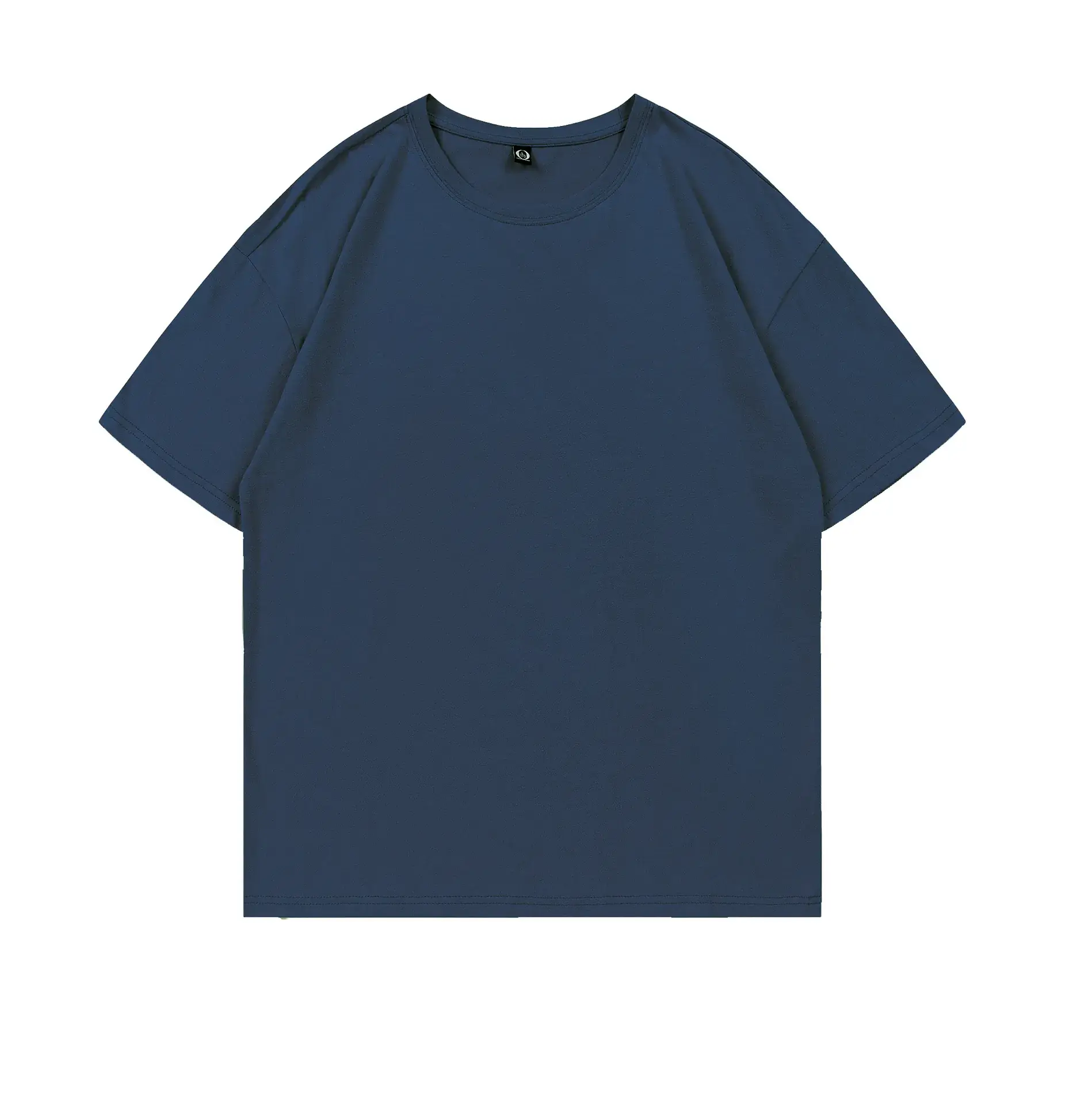 200g Cotton Round Neck Short Sleeve T-Shirt with Logo Print - Image 28