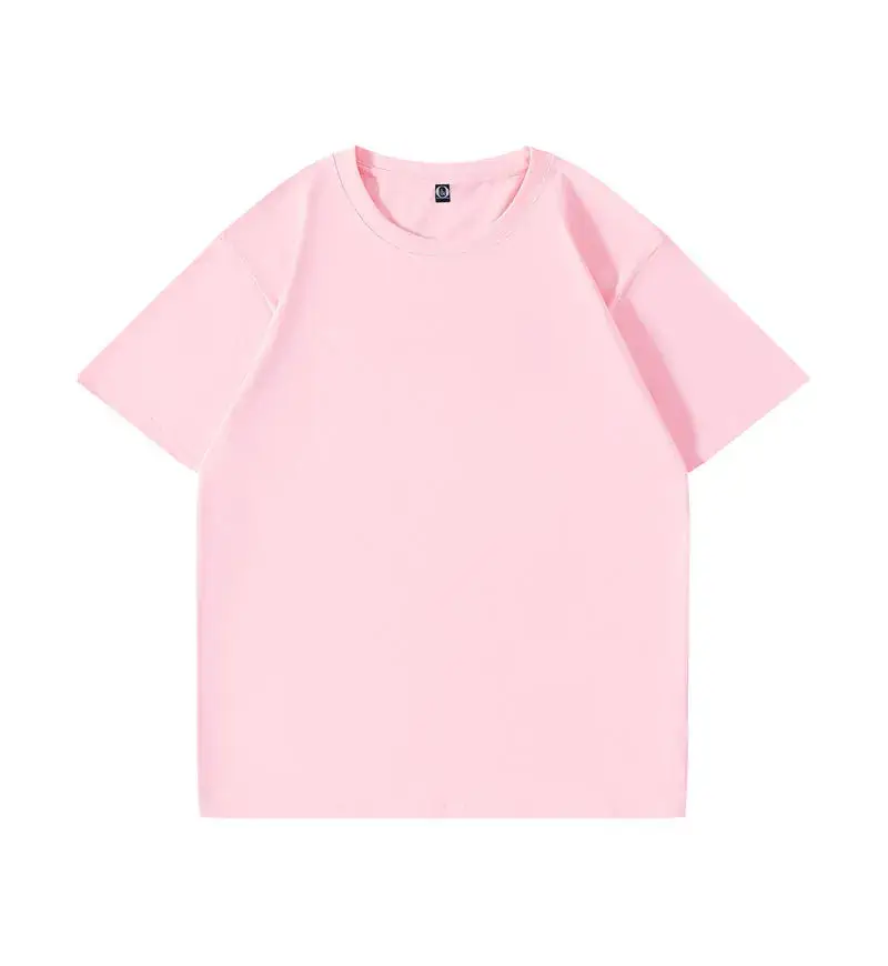 200g Cotton Round Neck Short Sleeve T-Shirt with Logo Print - Image 29