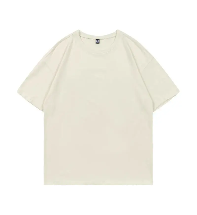 200g Cotton Round Neck Short Sleeve T-Shirt with Logo Print - Image 30