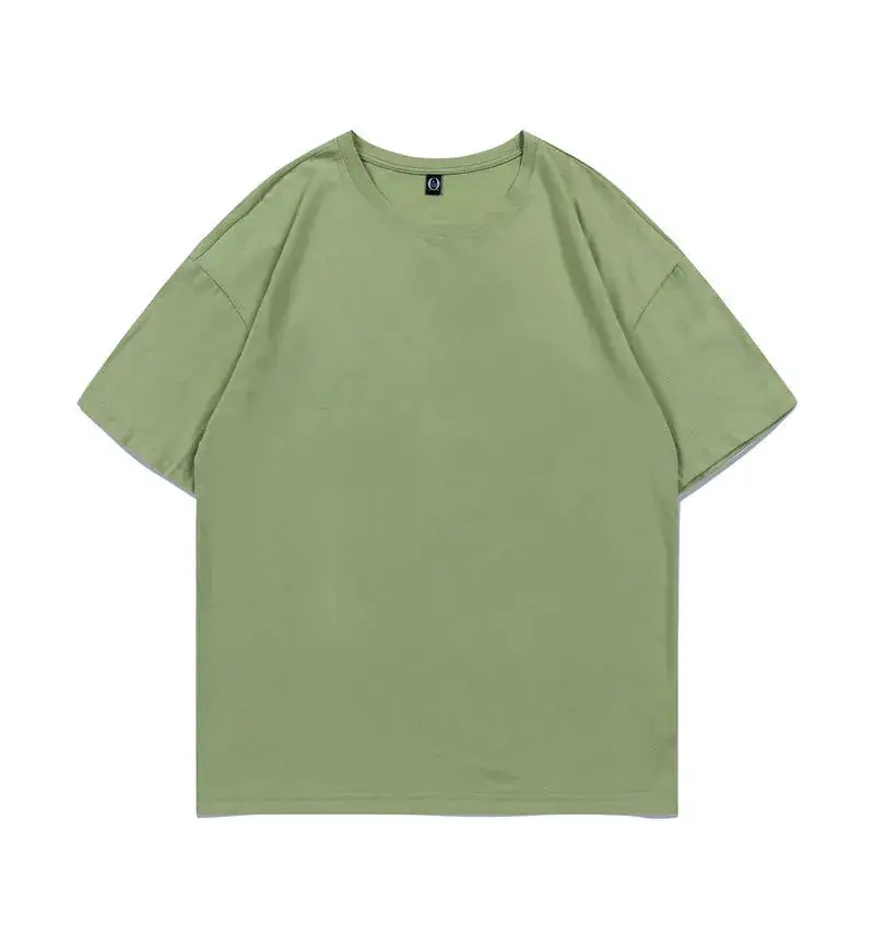 200g Cotton Round Neck Short Sleeve T-Shirt with Logo Print - Image 31