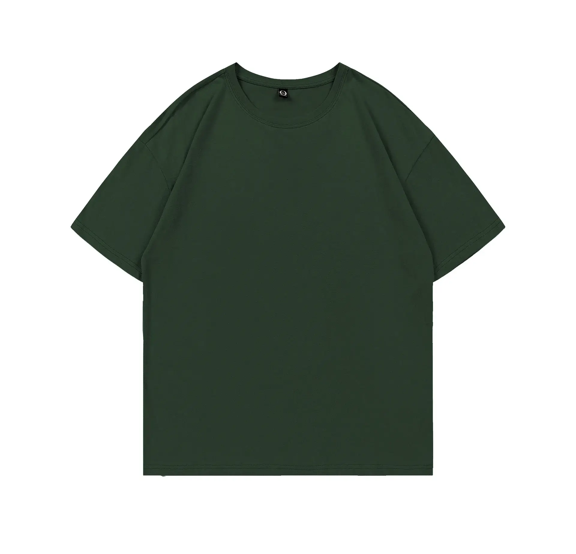200g Cotton Round Neck Short Sleeve T-Shirt with Logo Print - Image 32