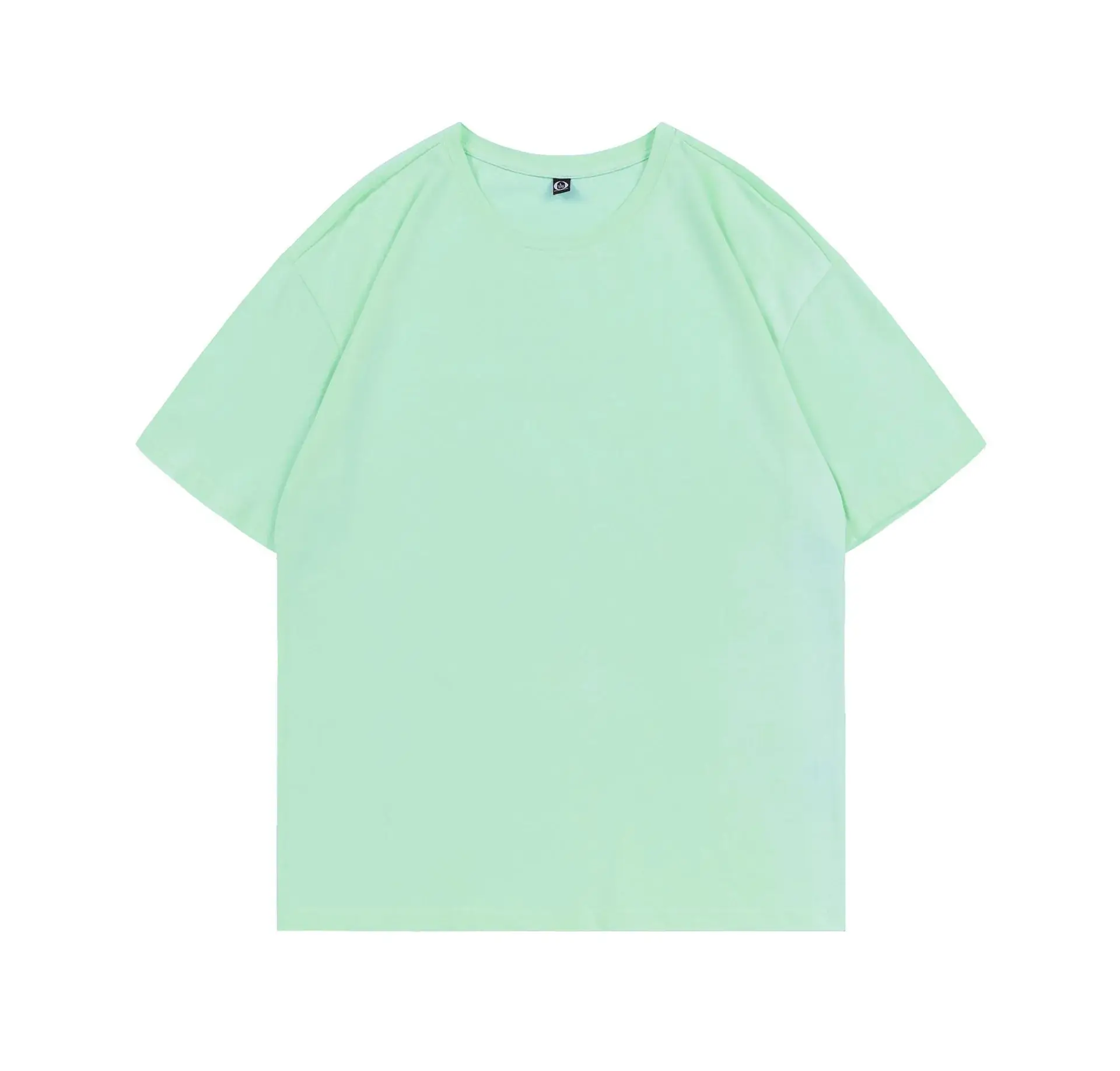200g Cotton Round Neck Short Sleeve T-Shirt with Logo Print - Image 33