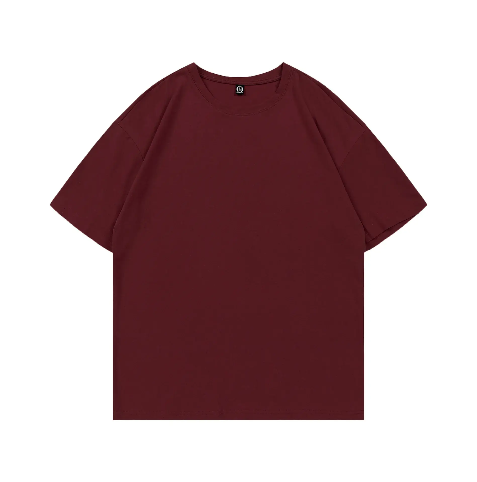 200g Cotton Round Neck Short Sleeve T-Shirt with Logo Print - Image 38