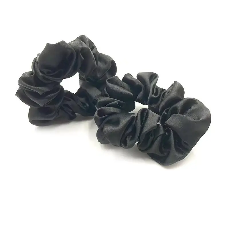 Golden Silk Hair Scrunchies for Women 2024 - Image 3