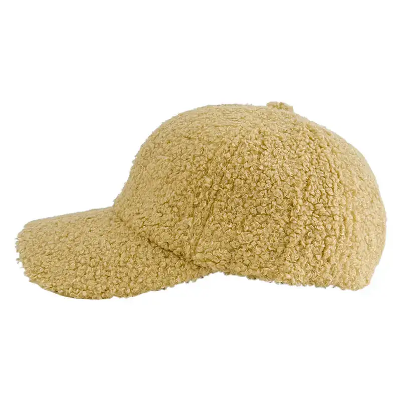 Men's Warm Lamb Velvet Baseball Cap Autumn Winter — feature 5